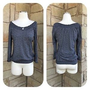 H&M L.O.G.G. Women’s S 3/4 Sleeve Blouse Top